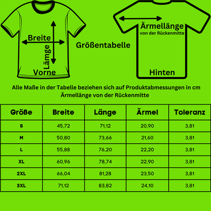 Softstyle T-Shirt Leck mich am A Groessentabelle